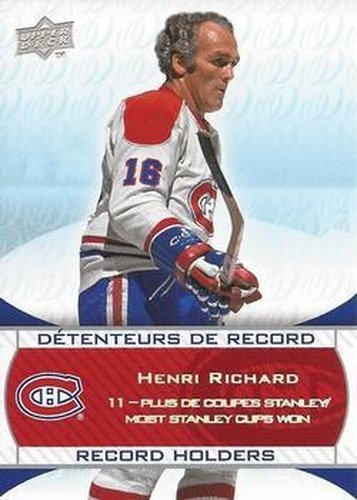 #248 Henri Richard - Montreal Canadiens - 2008-09 Upper Deck Montreal Canadiens Centennial Hockey