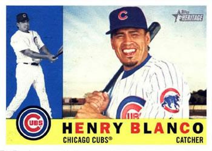 #248 Henry Blanco - Chicago Cubs - 2009 Topps Heritage Baseball