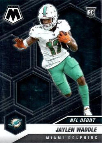 #248 Jaylen Waddle - Miami Dolphins - 2021 Panini Mosaic Football