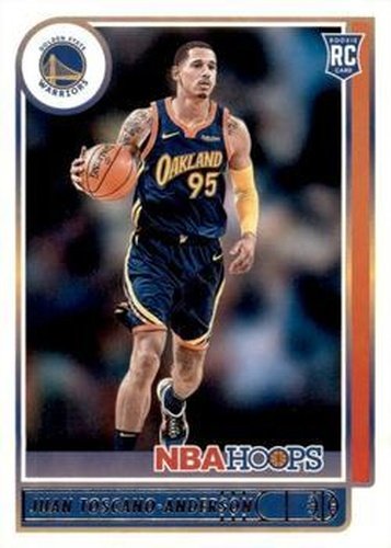 #248 Juan Toscano-Anderson - Golden State Warriors - 2021-22 Hoops Basketball