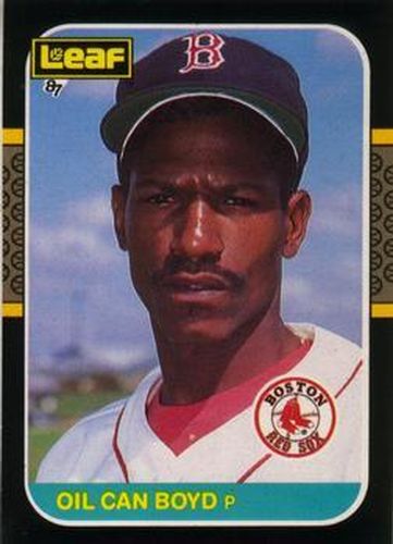 #248 Oil Can Boyd - Boston Red Sox - 1987 Leaf Baseball