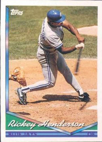 #248 Rickey Henderson - Toronto Blue Jays - 1994 Topps Baseball