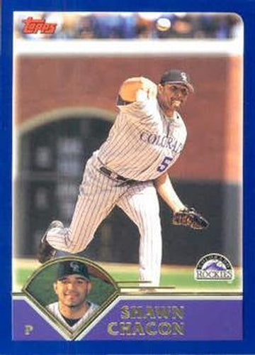 #248 Shawn Chacon - Colorado Rockies - 2003 Topps Baseball