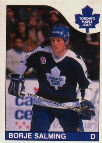 #248 Borje Salming - Toronto Maple Leafs - 1985-86 O-Pee-Chee Hockey
