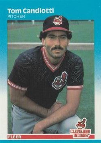 #248 Tom Candiotti - Cleveland Indians - 1987 Fleer Baseball