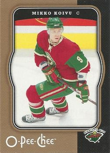 #248 Mikko Koivu - Minnesota Wild - 2007-08 O-Pee-Chee Hockey