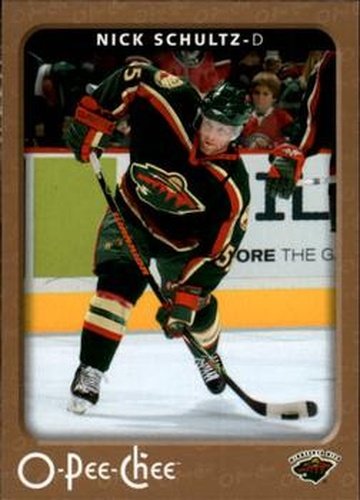#248 Nick Schultz - Minnesota Wild - 2006-07 O-Pee-Chee Hockey
