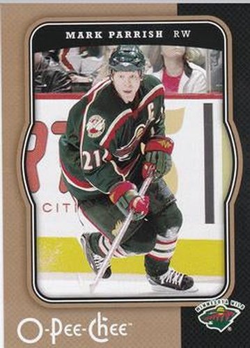#249 Mark Parrish - Minnesota Wild - 2007-08 O-Pee-Chee Hockey