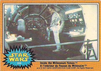 #249 Inside the Millennium Falcon - 1977 O-Pee-Chee Star Wars