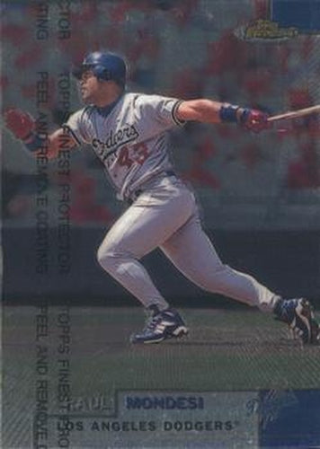 #249 Raul Mondesi - Los Angeles Dodgers - 1999 Finest Baseball