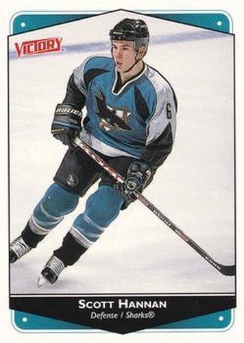 #249 Scott Hannan - San Jose Sharks - 1999-00 Upper Deck Victory Hockey