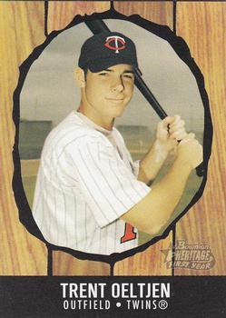 #249 Trent Oeltjen - Minnesota Twins - 2003 Bowman Heritage Baseball