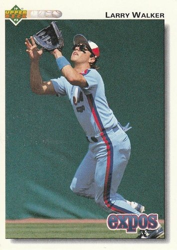 #249 Larry Walker - Montreal Expos - 1992 Upper Deck Baseball
