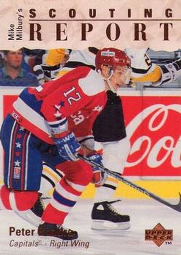 #249 Peter Bondra - Washington Capitals - 1995-96 Upper Deck Hockey