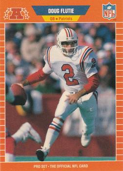 #249 Doug Flutie - New England Patriots - 1989 Pro Set Football