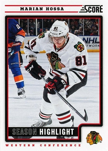 #24 Marian Hossa - Chicago Blackhawks - 2012-13 Score Hockey