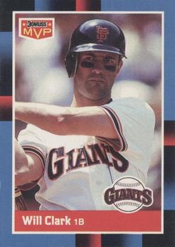 #BC-24 Will Clark - San Francisco Giants - 1988 Donruss Baseball - Bonus MVP's