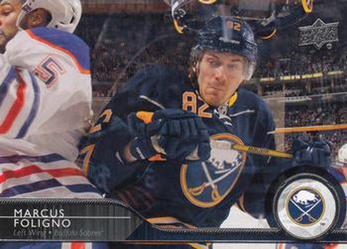 #24 Marcus Foligno - Buffalo Sabres - 2014-15 Upper Deck Hockey