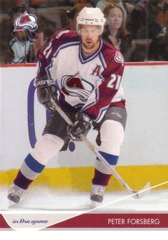 #24 Peter Forsberg - Colorado Avalanche - 2003-04 In The Game Toronto Star Hockey