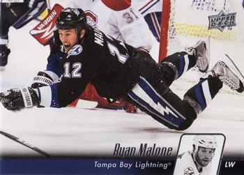 #24 Ryan Malone - Tampa Bay Lightning - 2010-11 Upper Deck Hockey