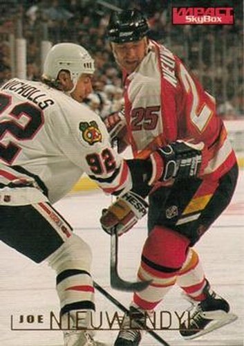 #24 Joe Nieuwendyk - Calgary Flames - 1995-96 SkyBox Impact Hockey