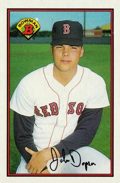 #24 John Dopson - Boston Red Sox - 1989 Bowman Baseball
