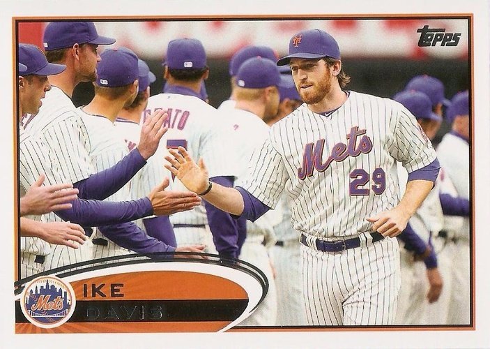 #24 Ike Davis - New York Mets - 2012 Topps Baseball
