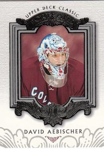 #24 David Aebischer - Colorado Avalanche - 2003-04 Upper Deck Classic Portraits Hockey