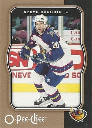 #24 Steve Rucchin - Atlanta Thrashers - 2007-08 O-Pee-Chee Hockey