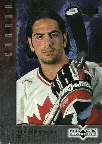 #24 Adam Colagiacomo - Canada - 1996-97 Upper Deck Black Diamond Hockey