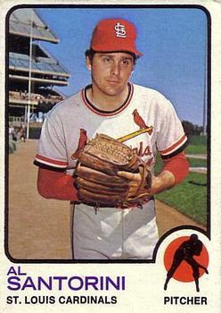 #24 Al Santorini - St. Louis Cardinals - 1973 Topps Baseball