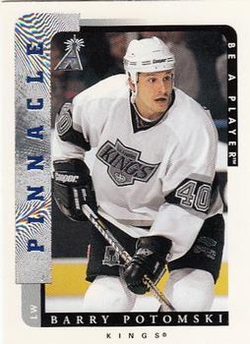 #24 Barry Potomski - Los Angeles Kings - 1996-97 Pinnacle Be a Player Hockey