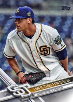 #24 Christian Friedrich - San Diego Padres - 2017 Topps Baseball