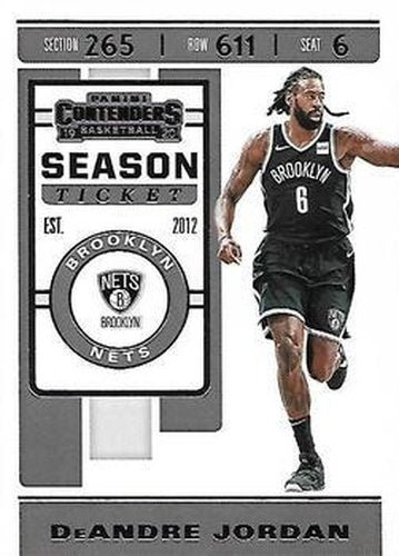 #24 DeAndre Jordan - Brooklyn Nets - 2019-20 Panini Contenders Basketball