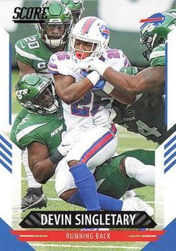 #24 Devin Singletary - Buffalo Bills - 2021 Score Football