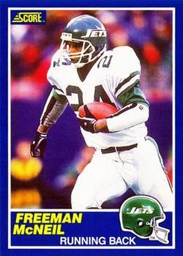 #24 Freeman McNeil - New York Jets - 1989 Score Football