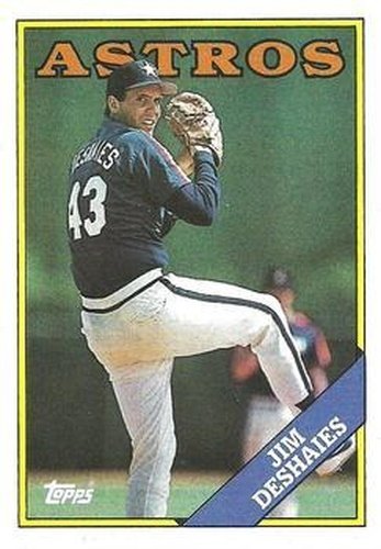 #24 Jim Deshaies - Houston Astros - 1988 Topps Baseball