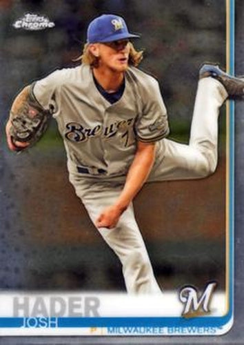 #24 Josh Hader - Milwaukee Brewers - 2019 Topps Chrome Baseball