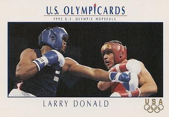 #24 Larry Donald - USA - 1992 Impel U.S. Olympic Hopefuls