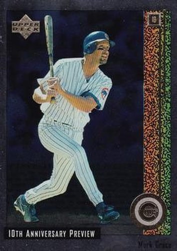 #24 Mark Grace - Chicago Cubs - 1998 Upper Deck - 10th Anniversary Preview Baseball