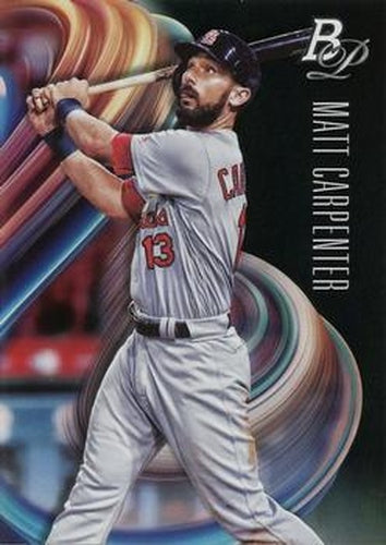 #24 Matt Carpenter - St. Louis Cardinals - 2018 Bowman Platinum Baseball