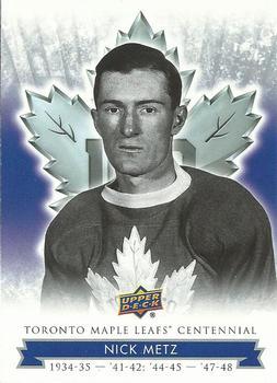 #24 Nick Metz - Toronto Maple Leafs - 2017 Upper Deck Toronto Maple Leafs Centennial Hockey