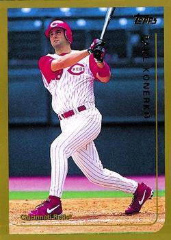 #24 Paul Konerko - Cincinnati Reds - 1999 Topps Baseball