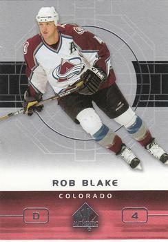 #24 Rob Blake - Colorado Avalanche - 2002-03 SP Authentic Hockey