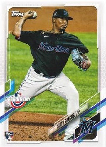 #24 Sixto Sanchez - Miami Marlins - 2021 Topps Opening Day Baseball