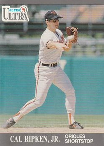 #24 Cal Ripken Jr. - Baltimore Orioles - 1991 Ultra Baseball