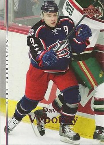 #24 David Vyborny - Columbus Blue Jackets - 2007-08 Upper Deck Hockey