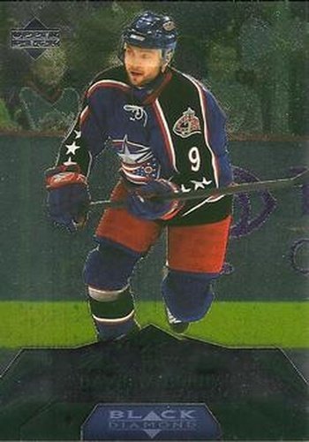 #24 David Vyborny - Columbus Blue Jackets - 2007-08 Upper Deck Black Diamond Hockey