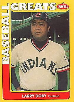 #24 Larry Doby - Cleveland Indians - 1991 Swell Baseball Greats