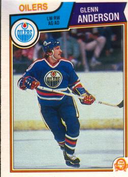 #24 Glenn Anderson - Edmonton Oilers - 1983-84 O-Pee-Chee Hockey